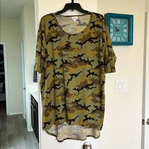 LulaRoe Irma camo tunic